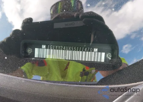 2005 Chevrolet Corvette из США, поврежденный, VIN 1G1YY24UX55111470